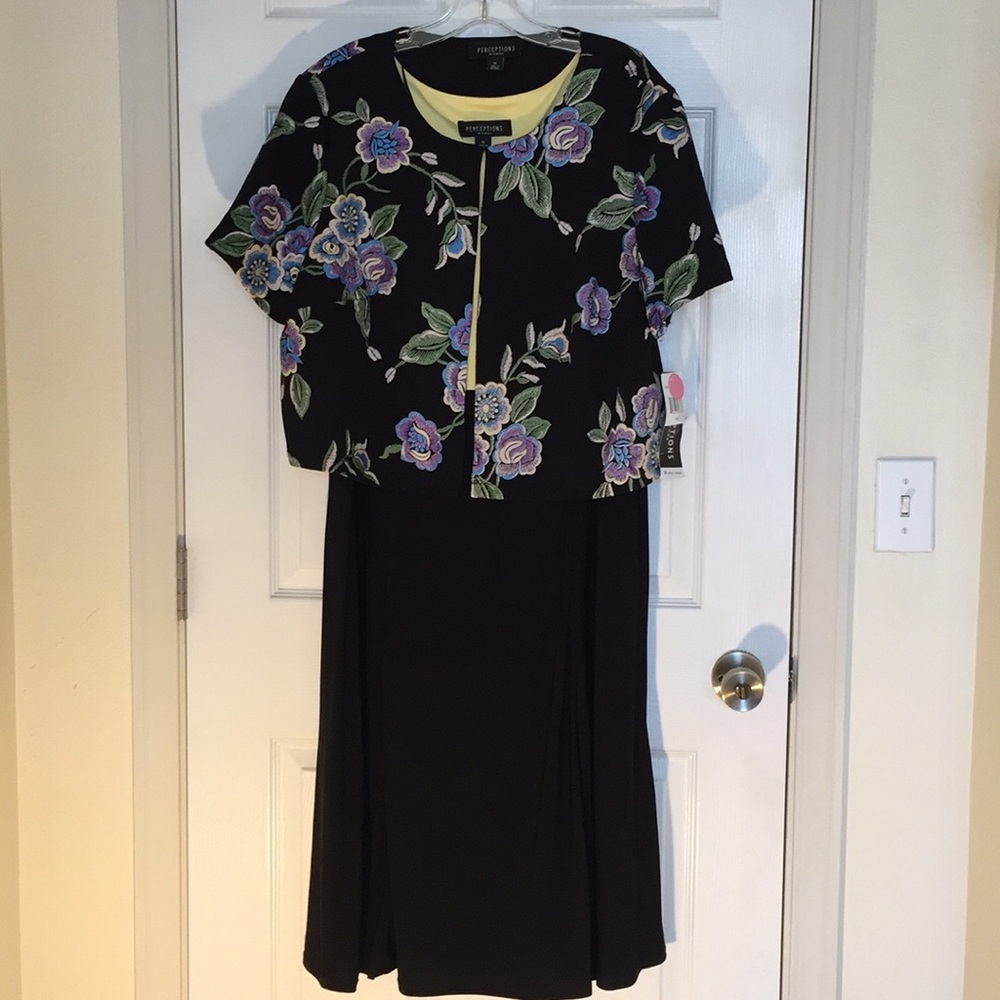 Perceptions Midi Tank Dress with Jacket